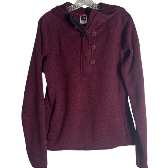 THE NORTH FACE Pullover Fitted Hoodie in Merlot Size Large - Picture 1 of 6